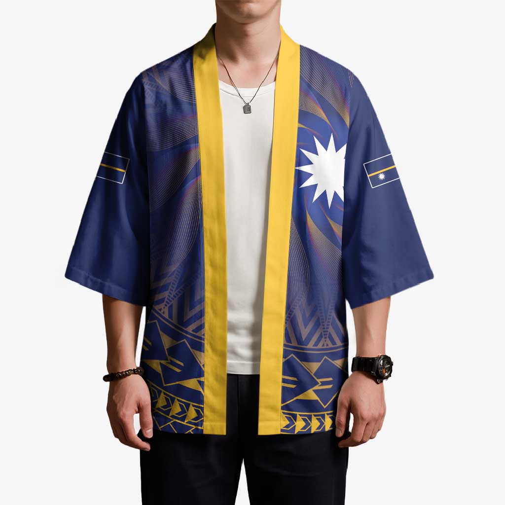 Nauru Angam Day Kimono Polynesian Tribal Pattern Unique Style - Polynesian Pride