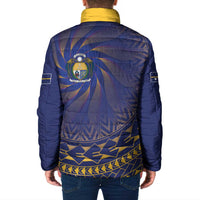 Nauru Angam Day Padded Jacket Polynesian Tribal Pattern Unique Style - Polynesian Pride