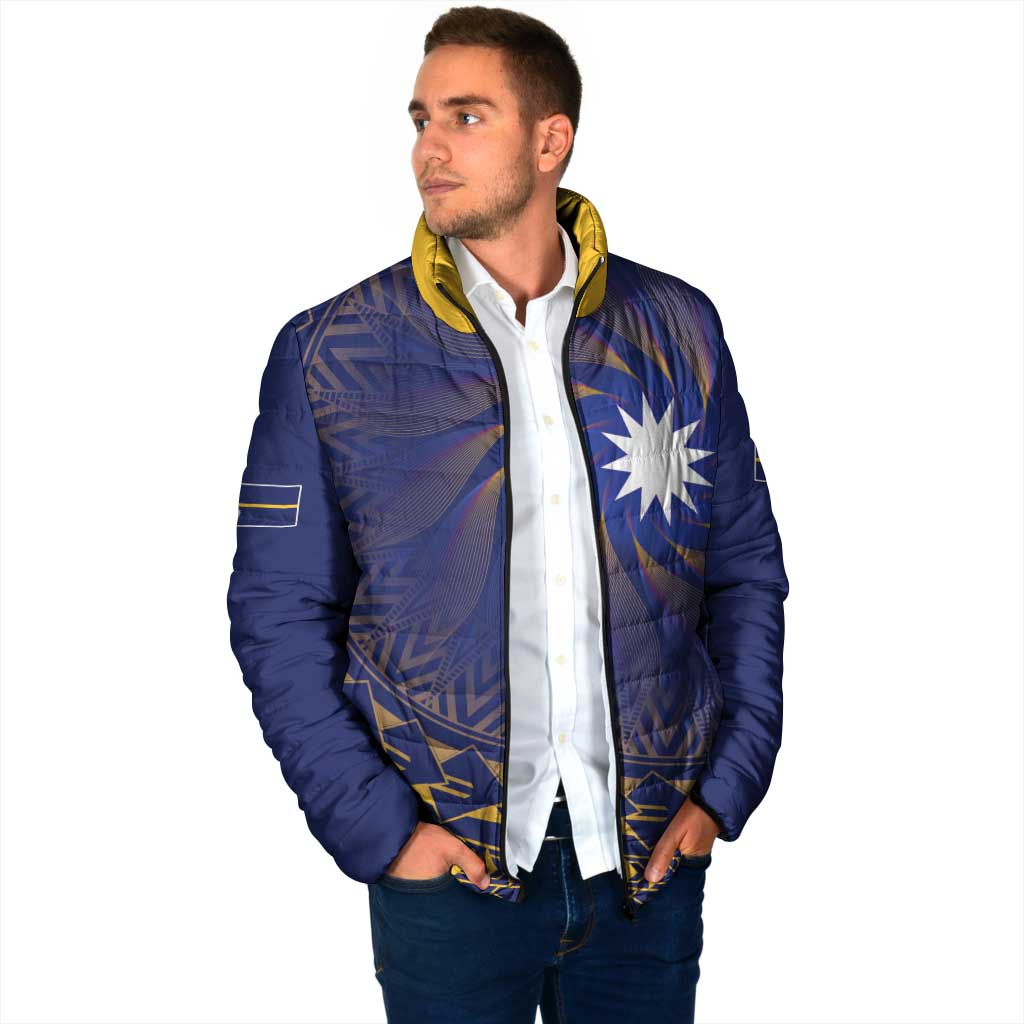 Nauru Angam Day Padded Jacket Polynesian Tribal Pattern Unique Style - Polynesian Pride