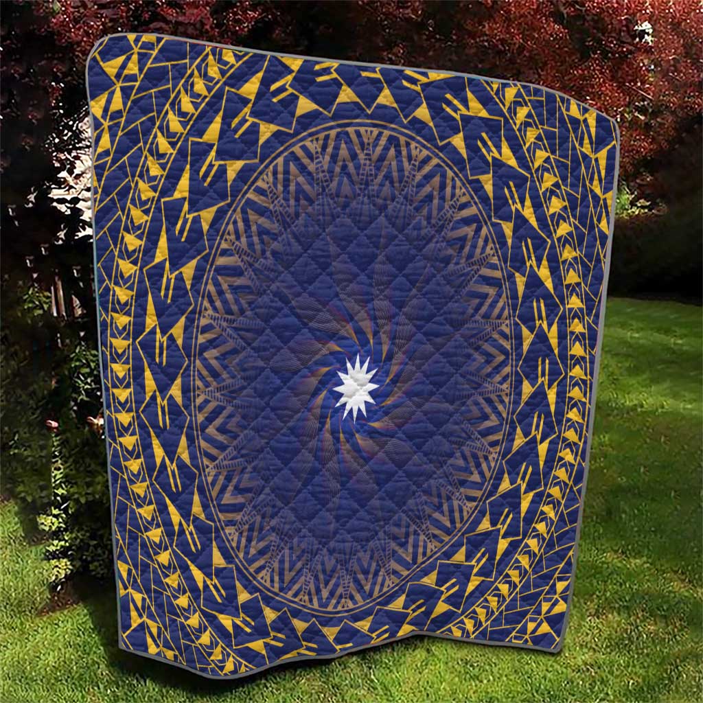 Nauru Angam Day Quilt Polynesian Tribal Pattern Unique Style - Polynesian Pride