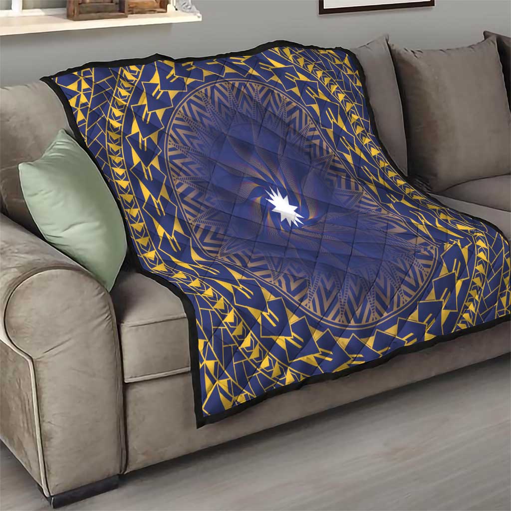 Nauru Angam Day Quilt Polynesian Tribal Pattern Unique Style - Polynesian Pride