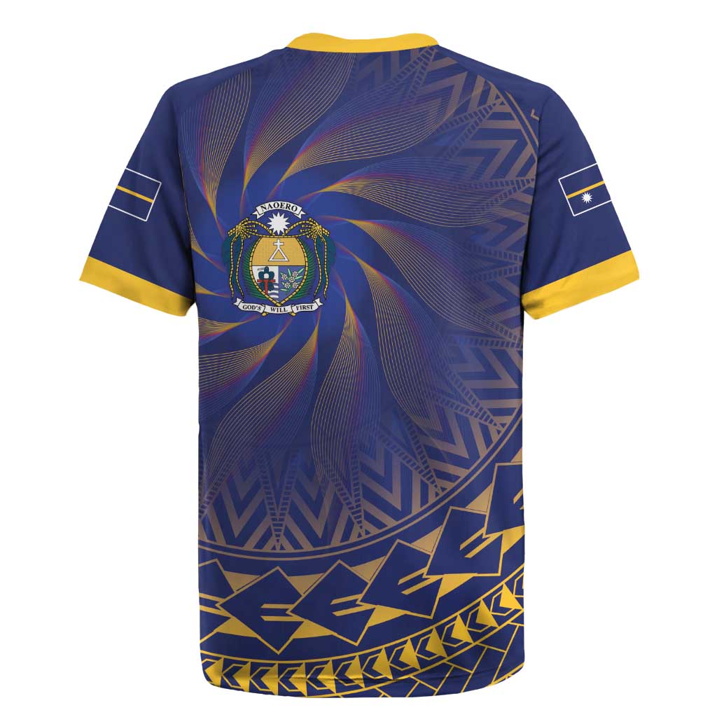 Nauru Angam Day Rugby Jersey Polynesian Tribal Pattern Unique Style - Polynesian Pride