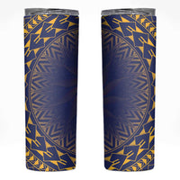 Nauru Angam Day Skinny Tumbler Polynesian Tribal Pattern Unique Style - Polynesian Pride
