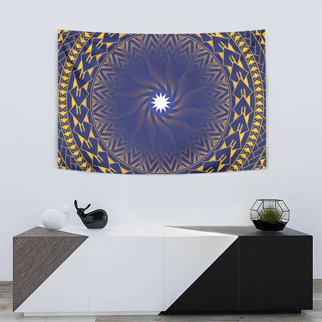 Nauru Angam Day Tapestry Polynesian Tribal Pattern Unique Style - Polynesian Pride