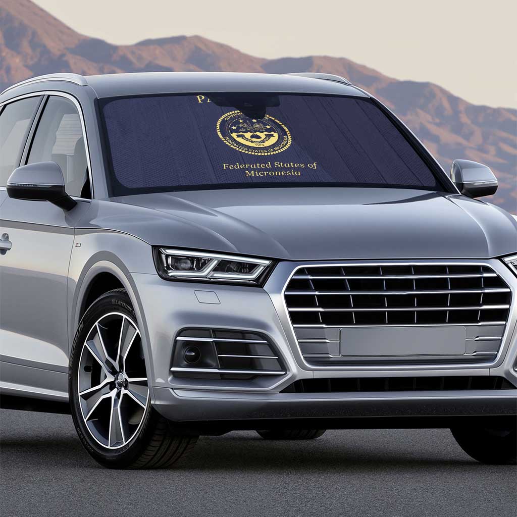 Federated States Of Micronesia Auto Sun Shade FSM Passport - Polynesian Pride