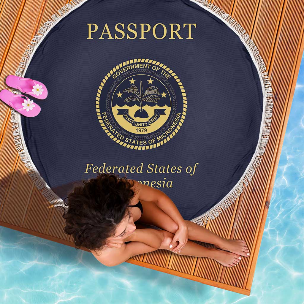 Federated States Of Micronesia Beach Blanket FSM Passport - Polynesian Pride