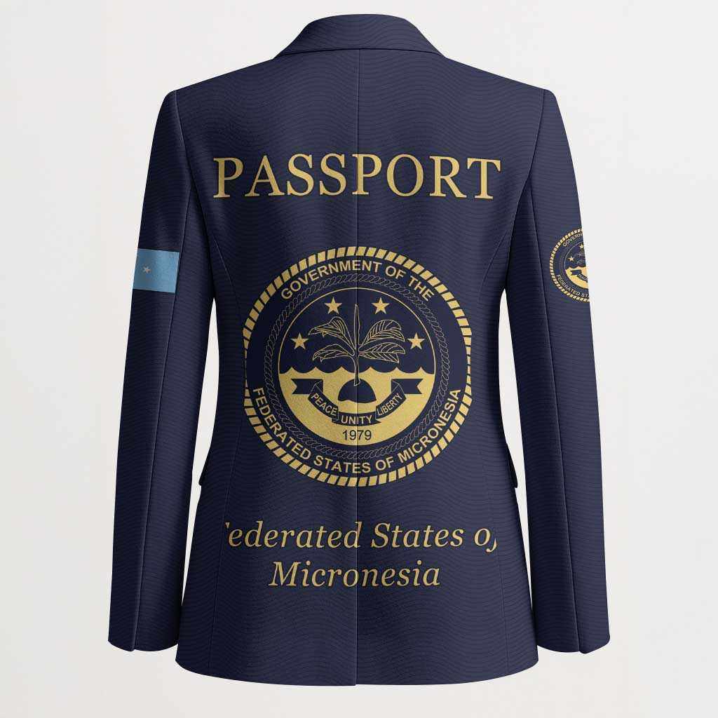 Personalised Federated States Of Micronesia Blazer FSM Passport - Polynesian Pride