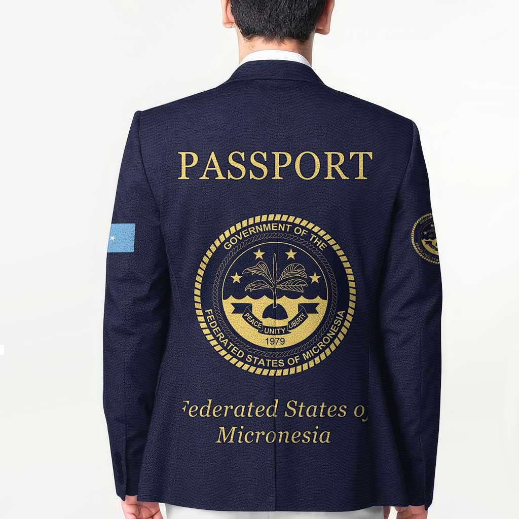 Personalised Federated States Of Micronesia Blazer FSM Passport - Polynesian Pride