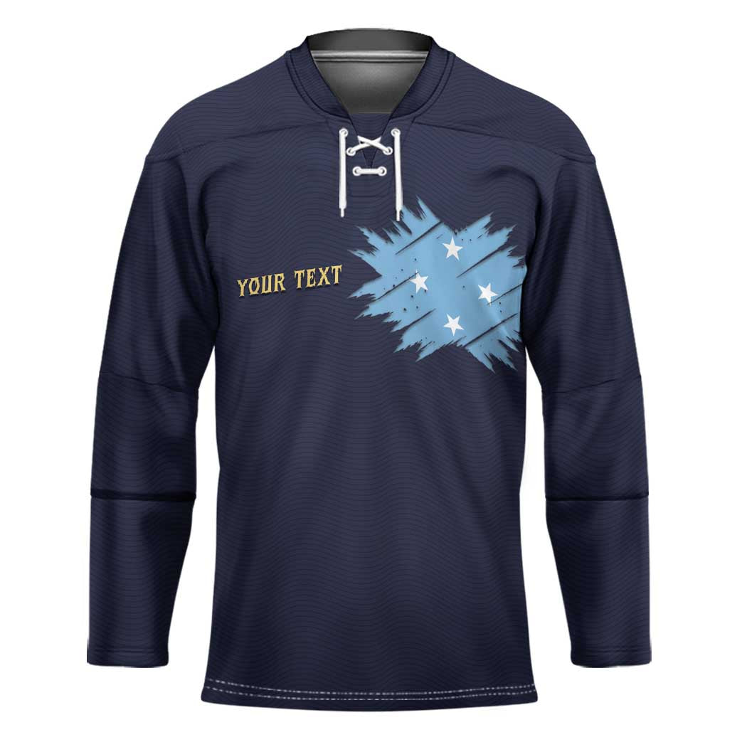 Personalised Federated States Of Micronesia Hockey Jersey FSM Passport - Polynesian Pride