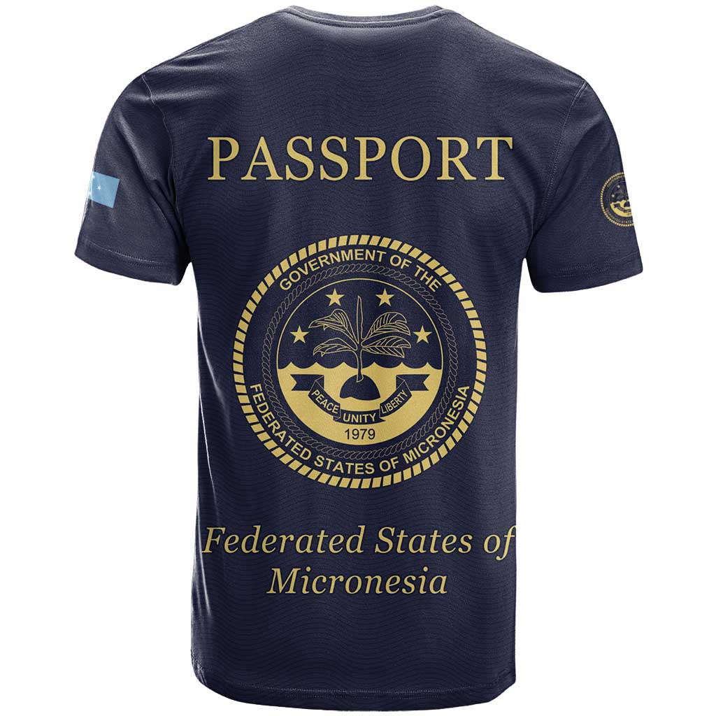 Personalised Federated States Of Micronesia T Shirt FSM Passport - Polynesian Pride