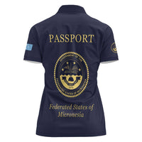 Personalised Federated States Of Micronesia Women Polo Shirt FSM Passport - Polynesian Pride