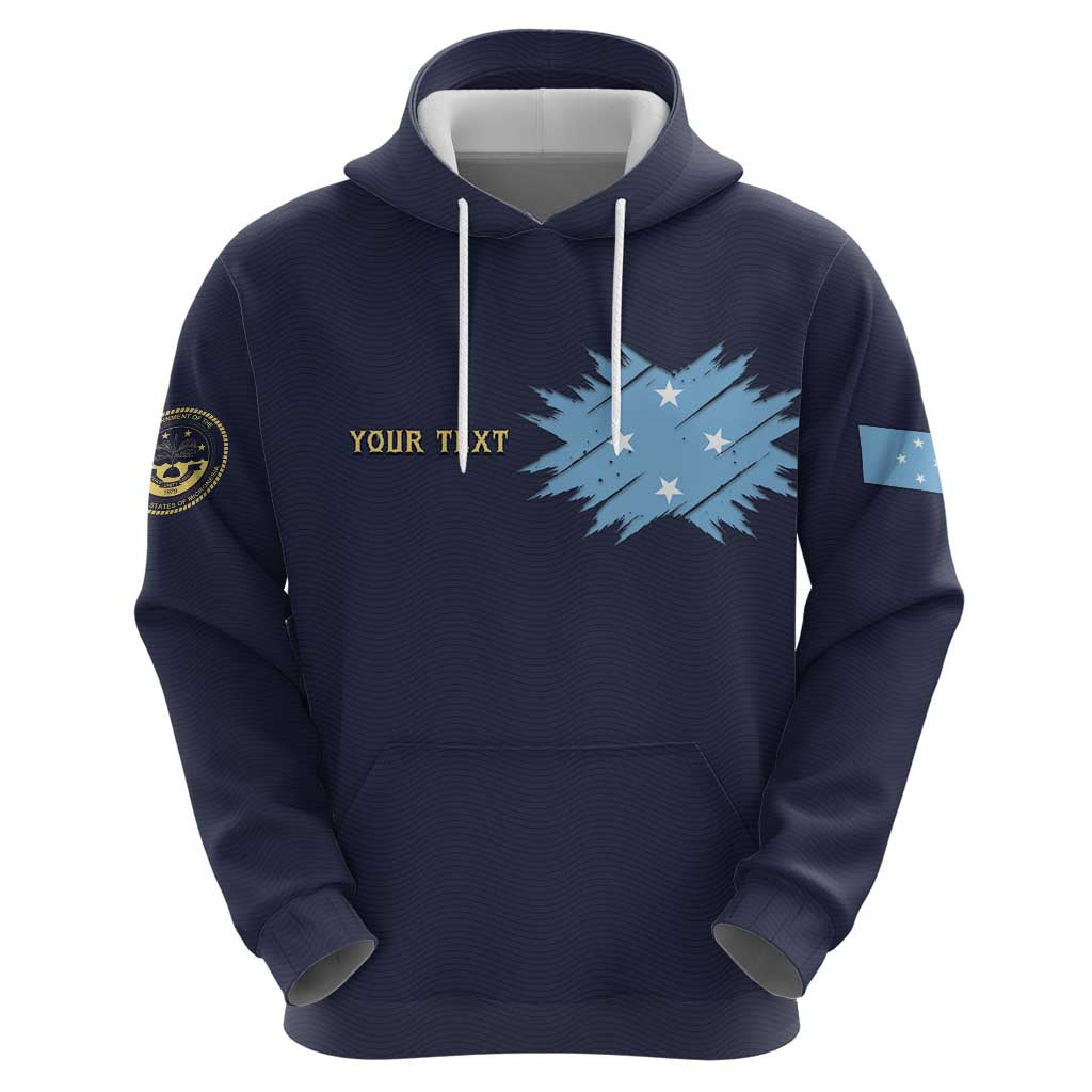 Personalised Federated States Of Micronesia Zip Hoodie FSM Passport - Polynesian Pride