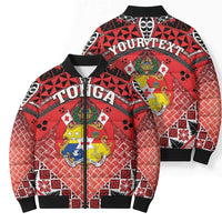 Personalised Tonga Constitution Day Bomber Puffer Jacket 150 Years Jubilee - Polynesian Pride