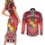 Personalised Tonga Constitution Day Couples Matching Short Sleeve Bodycon Dress and Long Sleeve Button Shirt 150 Years Jubilee - Polynesian Pride