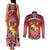 Personalised Tonga Constitution Day Couples Matching Tank Maxi Dress and Long Sleeve Button Shirt 150 Years Jubilee - Polynesian Pride