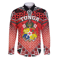 Personalised Tonga Constitution Day Family Matching Long Sleeve Bodycon Dress and Hawaiian Shirt 150 Years Jubilee - Polynesian Pride