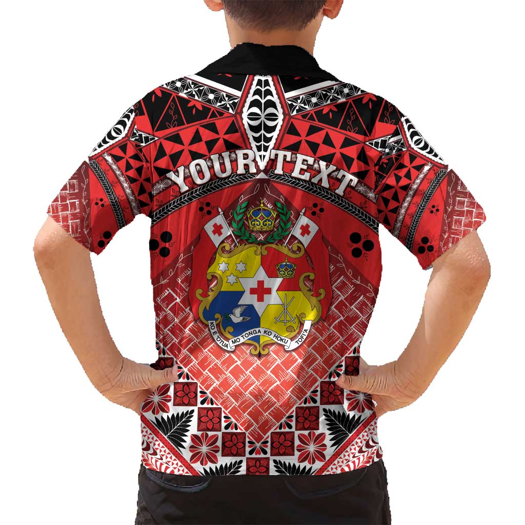 Personalised Tonga Constitution Day Family Matching Off Shoulder Maxi Dress and Hawaiian Shirt 150 Years Jubilee - Polynesian Pride