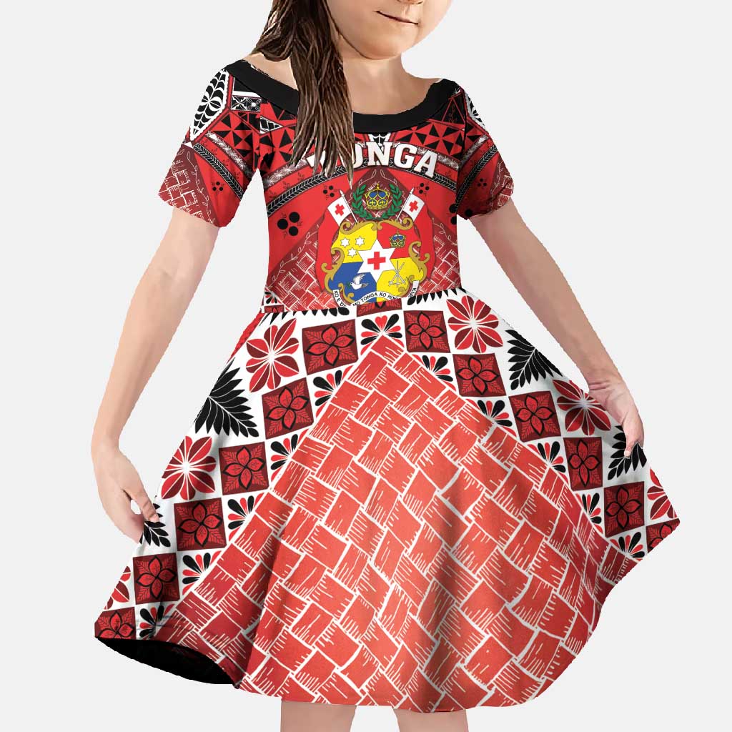 Personalised Tonga Constitution Day Family Matching Summer Maxi Dress and Hawaiian Shirt 150 Years Jubilee - Polynesian Pride