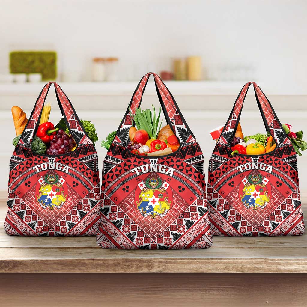 Tonga Constitution Day Grocery Bag 150 Years Jubilee - Polynesian Pride