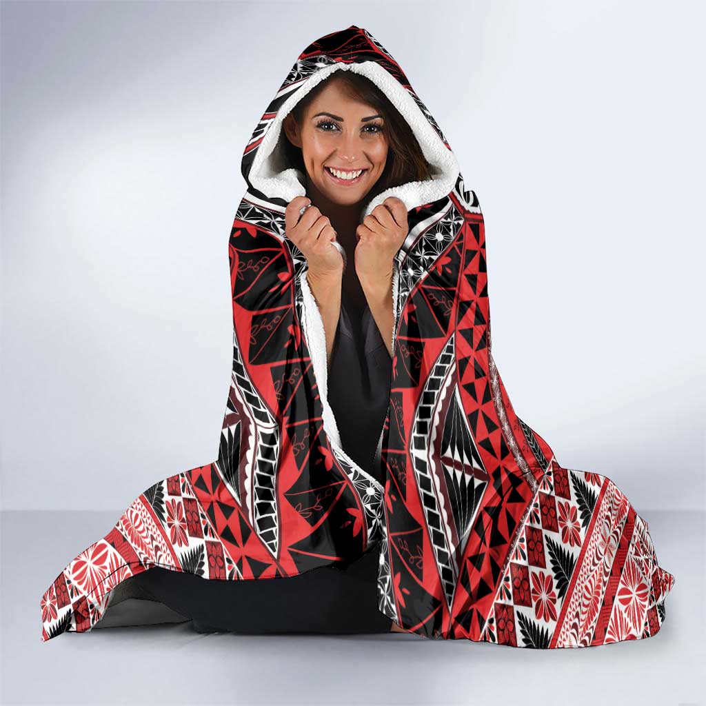 Tonga Constitution Day Hooded Blanket 150 Years Jubilee - Polynesian Pride