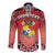 Personalised Tonga Constitution Day Long Sleeve Button Shirt 150 Years Jubilee - Polynesian Pride