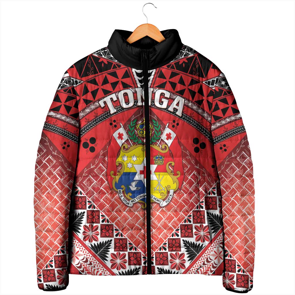 Personalised Tonga Constitution Day Padded Jacket 150 Years Jubilee - Polynesian Pride
