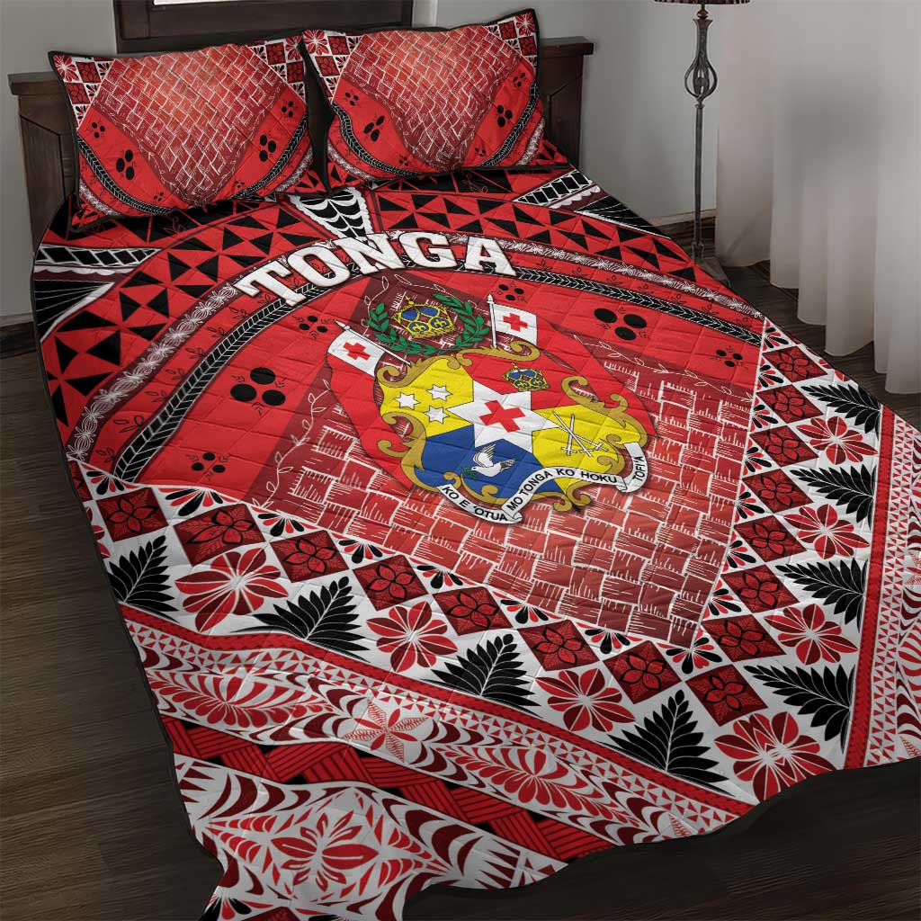 Tonga Constitution Day Quilt Bed Set 150 Years Jubilee - Polynesian Pride