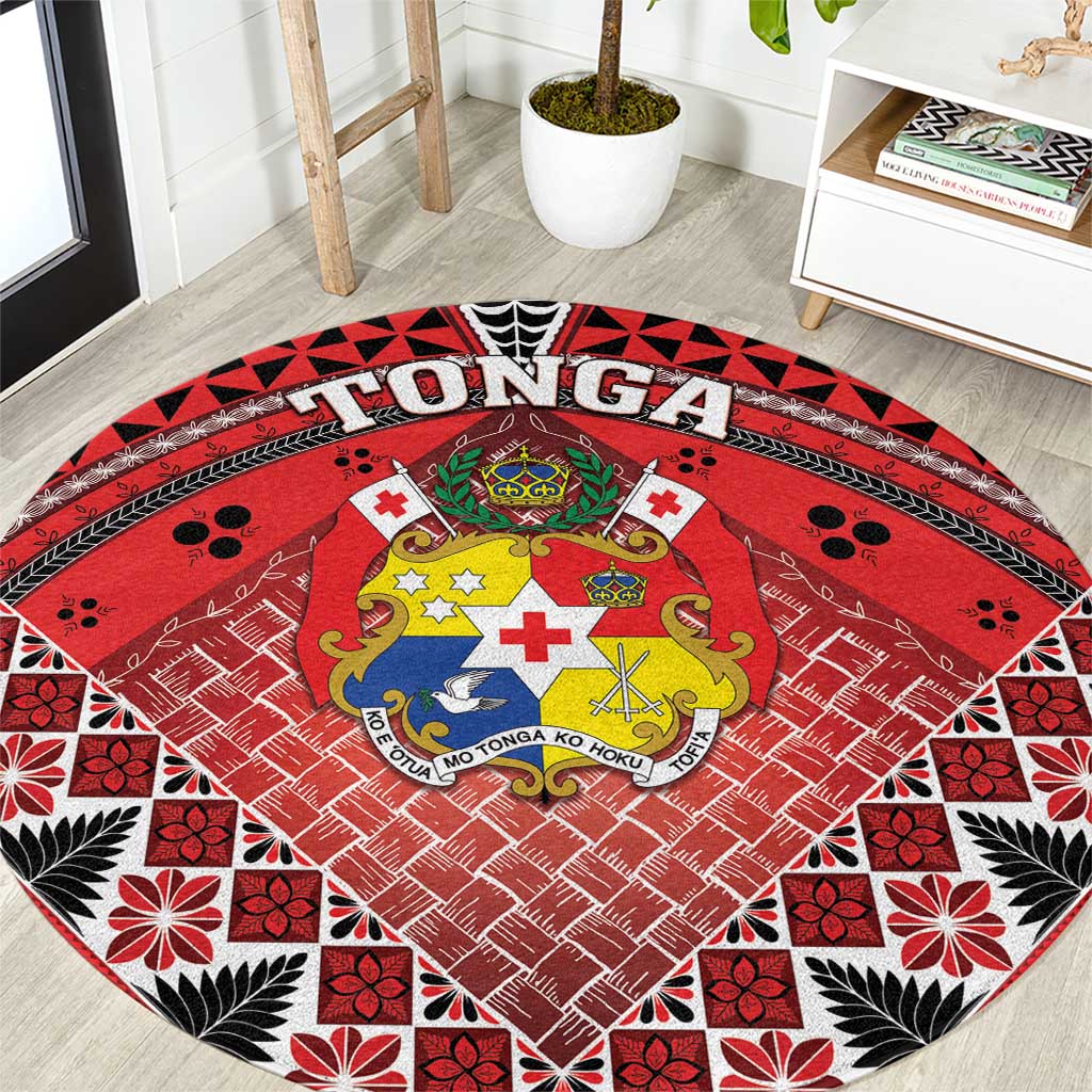 Tonga Constitution Day Round Carpet 150 Years Jubilee - Polynesian Pride