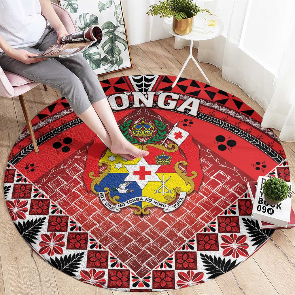 Tonga Constitution Day Round Carpet 150 Years Jubilee - Polynesian Pride