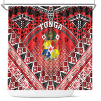Tonga Constitution Day Shower Curtain 150 Years Jubilee - Polynesian Pride