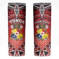 Personalised Tonga Constitution Day Skinny Tumbler 150 Years Jubilee - Polynesian Pride