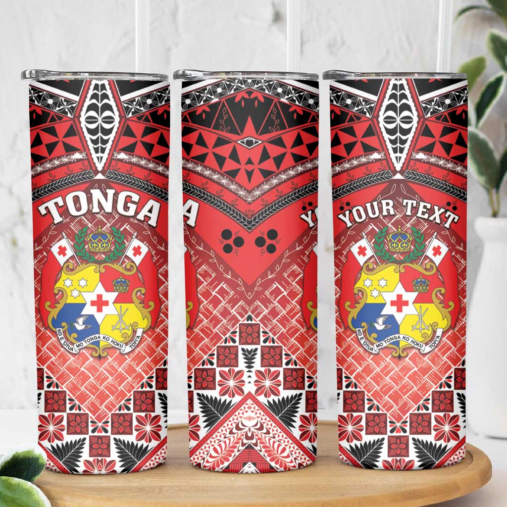 Personalised Tonga Constitution Day Skinny Tumbler 150 Years Jubilee - Polynesian Pride