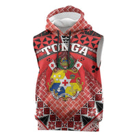 Personalised Tonga Constitution Day Sleeveless Hoodie 150 Years Jubilee - Polynesian Pride