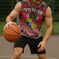 Personalised Tonga Constitution Day Sleeveless Hoodie 150 Years Jubilee - Polynesian Pride