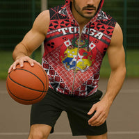 Personalised Tonga Constitution Day Sleeveless Zip Hoodie 150 Years Jubilee - Polynesian Pride