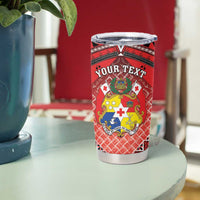 Personalised Tonga Constitution Day Tumbler Cup 150 Years Jubilee - Polynesian Pride