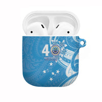 FSM Micronesia AirPods Case 40th Independence Anniversary LT05 Blue - Polynesian Pride