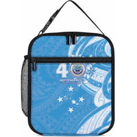 FSM Micronesia Lunch Bag 40th Independence Anniversary LT05 10.2 × 8.3 × 4.3 inch Blue - Polynesian Pride