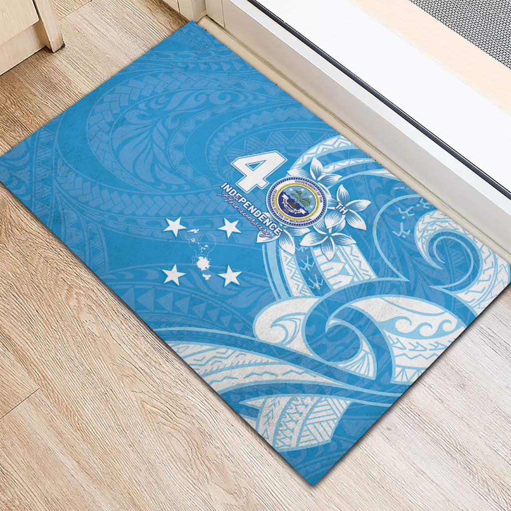 FSM Micronesia Rubber Doormat 40th Independence Anniversary LT05 - Polynesian Pride