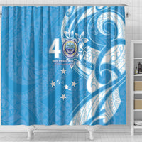 FSM Micronesia Shower Curtain 40th Independence Anniversary LT05 - Polynesian Pride