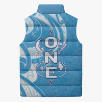 FSM Micronesia Sleeveless Puffer Jacket 40th Independence Anniversary LT05 - Polynesian Pride