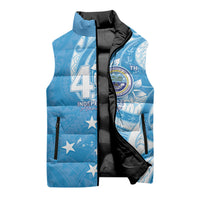 FSM Micronesia Sleeveless Puffer Jacket 40th Independence Anniversary LT05 - Polynesian Pride