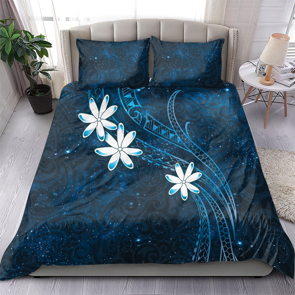 Tahiti Matarii Bedding Set Tahitian Spring Blue Galaxy LT05 - Polynesian Pride