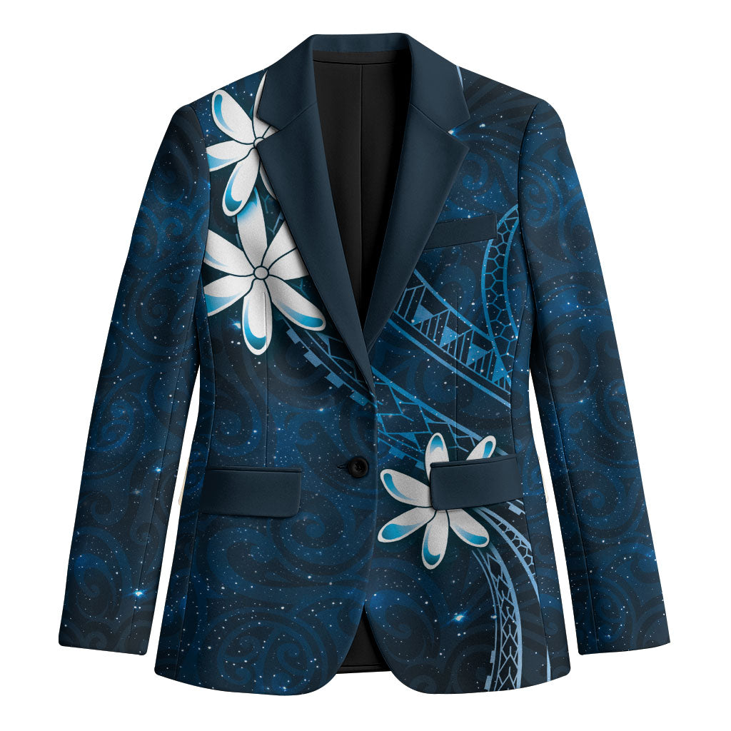 Tahiti Matarii Blazer Tahitian Spring Blue Galaxy LT05 Unisex Blue - Polynesian Pride