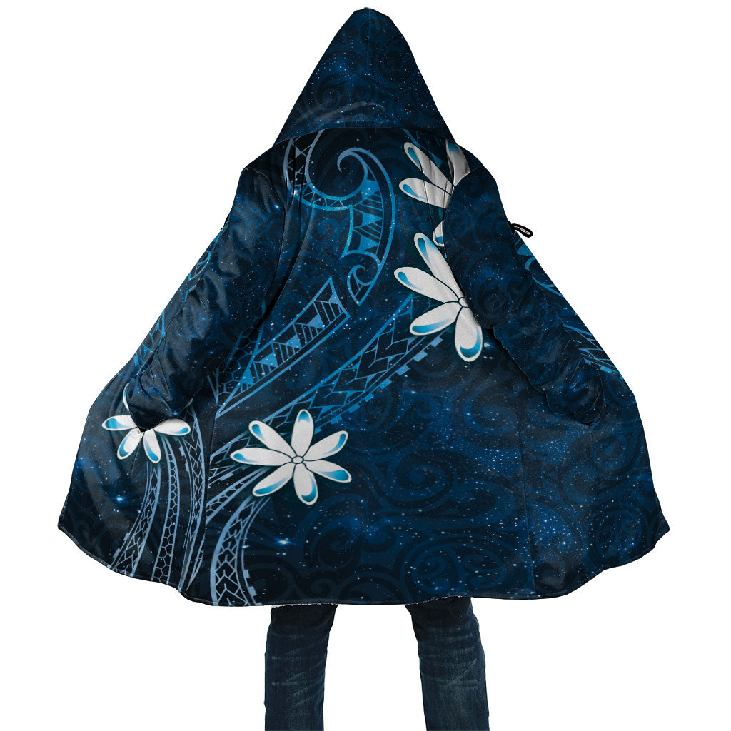 Tahiti Matarii Cloak Tahitian Spring Blue Galaxy LT05 Unisex Blue - Polynesian Pride