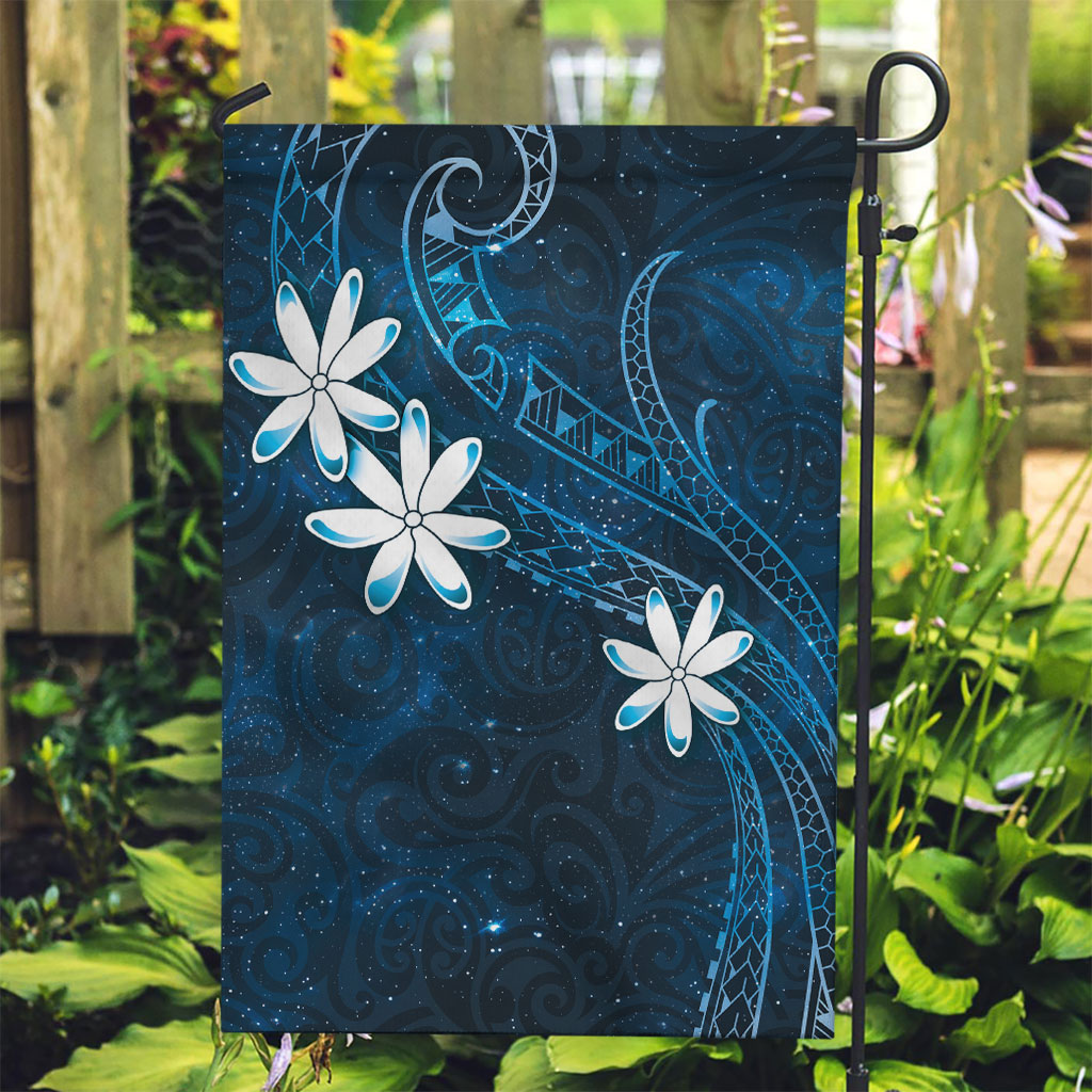 Tahiti Matarii Garden Flag Tahitian Spring Blue Galaxy LT05 Garden Flag Blue - Polynesian Pride