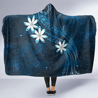 Tahiti Matarii Hooded Blanket Tahitian Spring Blue Galaxy LT05 One Size Blue - Polynesian Pride