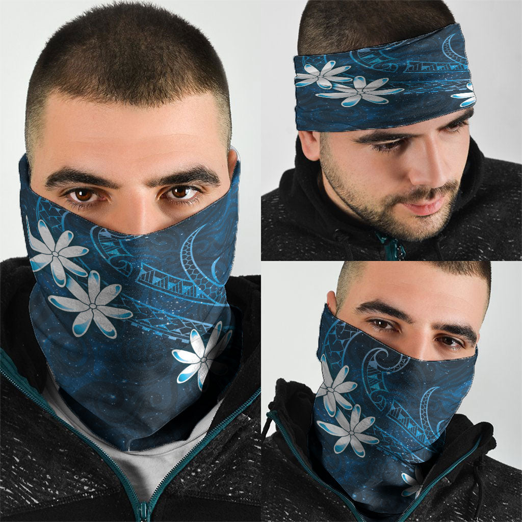 Tahiti Matarii Neck Gaiter Tahitian Spring Blue Galaxy LT05 - Polynesian Pride