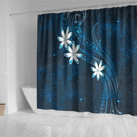 Tahiti Matarii Shower Curtain Tahitian Spring Blue Galaxy LT05 - Polynesian Pride