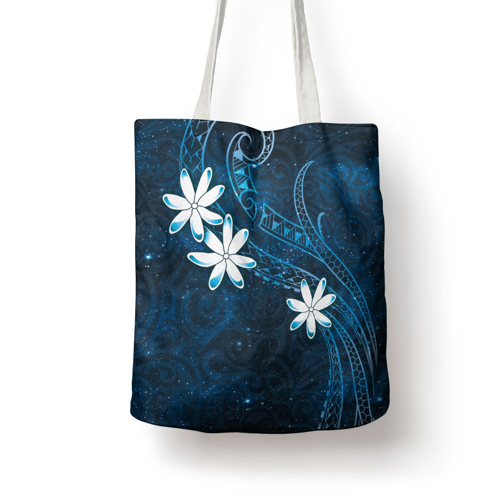 Tahiti Matarii Tote Bag Tahitian Spring Blue Galaxy LT05 - Polynesian Pride